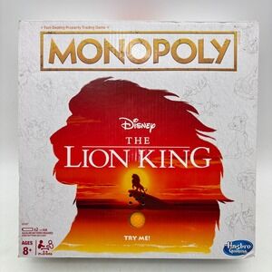 Monopoly Disney The Lion King SEALED Hasbro 2018 Musical Stand TESTED WORKS